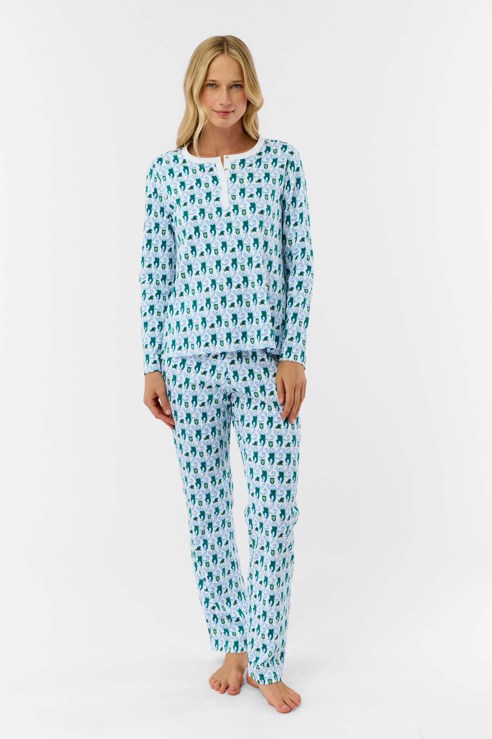 42_ROLLER-RABBIT-WMN-LOVELY-MONKEY-PAJAMA_TULANE__1955